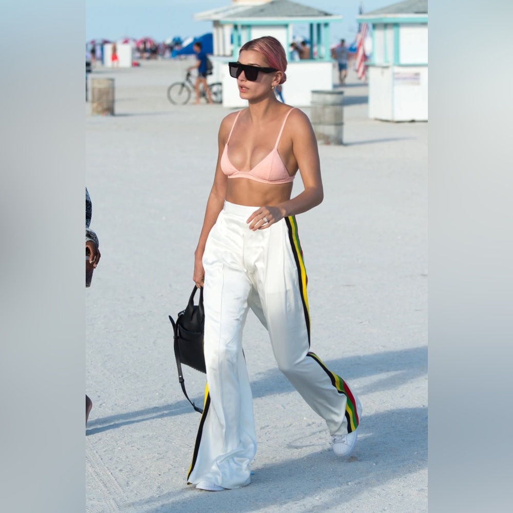 House of CB Silk Pants as seen on Hailey Bieber! Size Medium ❤️🌴